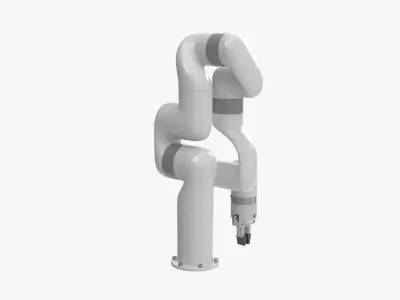 Robotic Arm 2 with Gripper 3D model