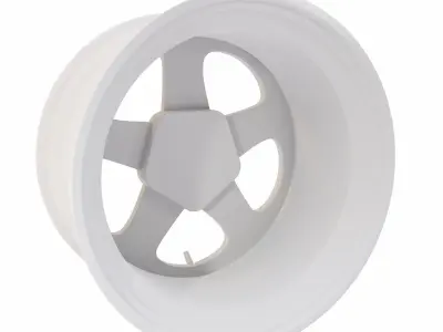 Car alloy rim 3d model   3D model