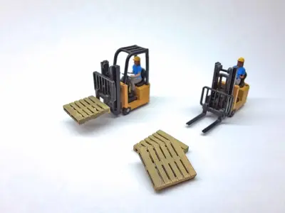 N Scale Small Forklift Free 3D print model