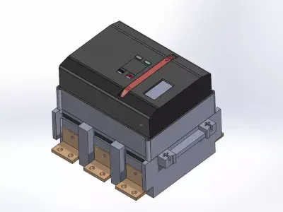 GE Power Break II Circuit Breakers 2000Amp 3D model