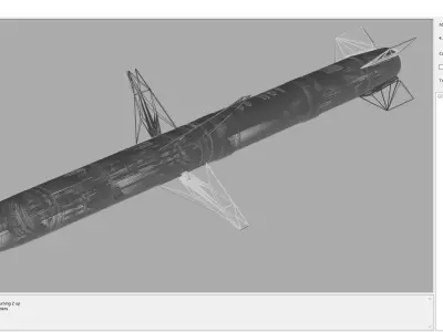 rocket 04 3D model