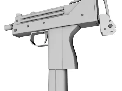 Gun 3D Model pistol 3D model
