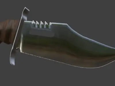 Bowie Knife 3D model