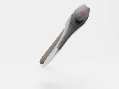 Game-Ready PBR Axe Low-poly 3D model
