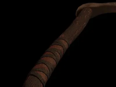 Norge Throwing Axe Low-poly 3D model