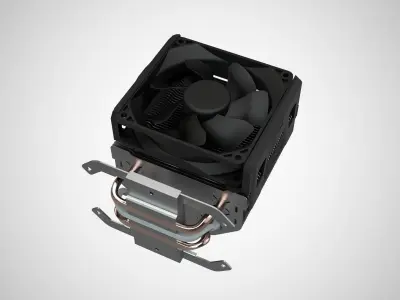  CPU Processor Cooler Fan 3D model