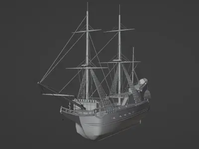 Sailing Ship 3D model order