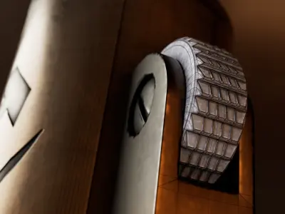 Soviet Trench Lighter Free 3D model