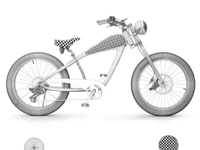 electric bike 3D model purchase