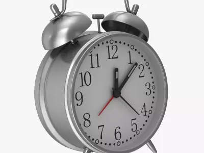 Alarm Clock Low-poly 3D model