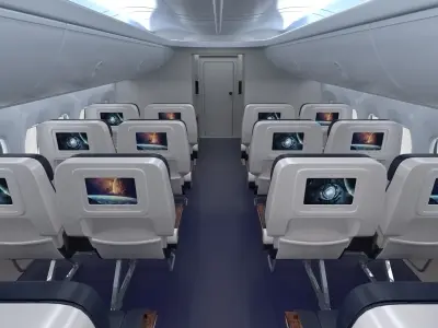 First Class Passenger Cabin 3D model