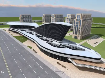 Museum 4 3D model by psrl2023