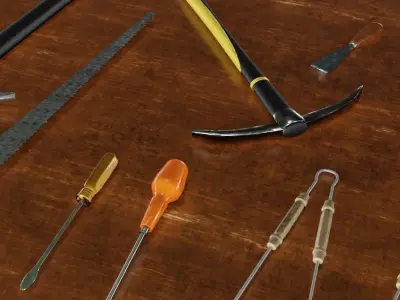 Toolkit 3D Model Collection Low-poly 3D model
