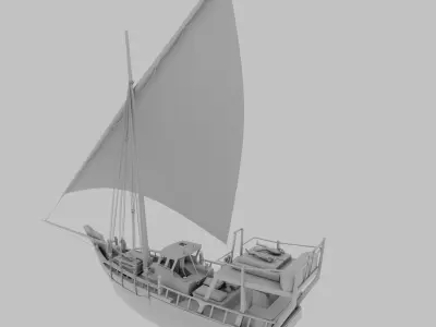 Boat Model Sailboats 3D model