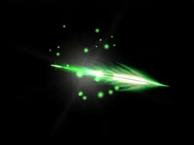 Bow Shot Spells Low-poly 3D model