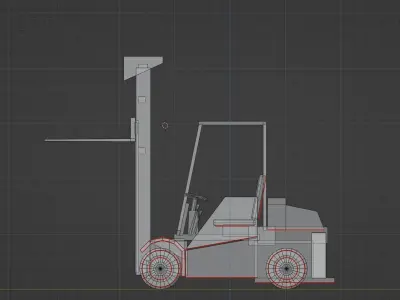 Constraction Machines Game Asset Low-poly 3D model