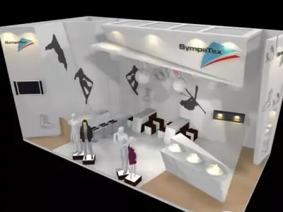 Exhibition - Area -10X5-3DMAX2009-016 3D model