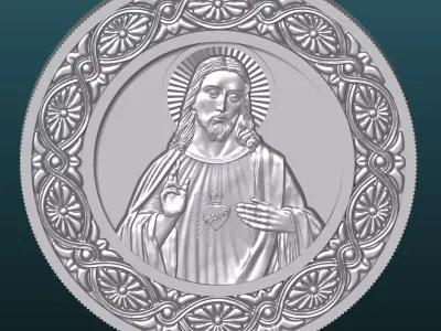 Amulet Coin 3D print model