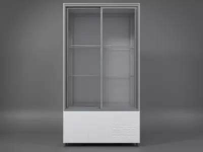 Refrigerated Display Case Low-poly 3D model