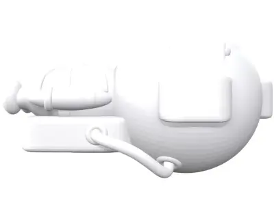 Little Astronaut 3D print model
