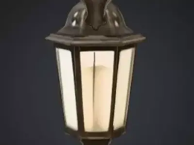 Rustic Lantern 3D model