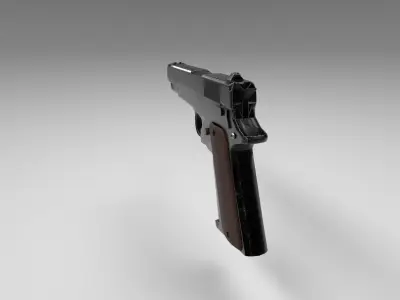 M1911 Style Pistol Custom Low-poly 3D model