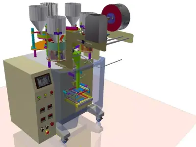 packaging machine 3D model purchase