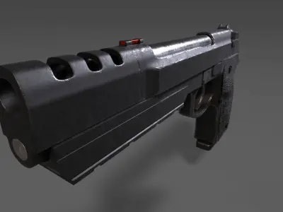 Custom Beretta 3D model