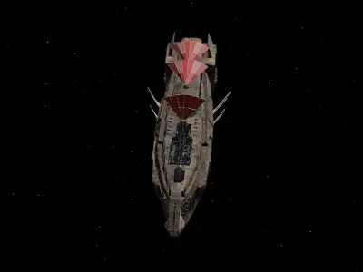 Hutt Battlecruiser II 3D model