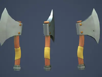 Stylzied Miner Pack Low-poly 3D model