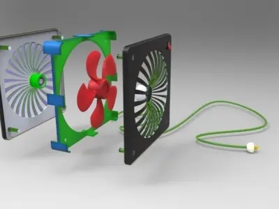 Exhaust Fan Free 3D model purchase