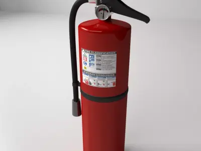 Fire Extinguisher 3D model 18
