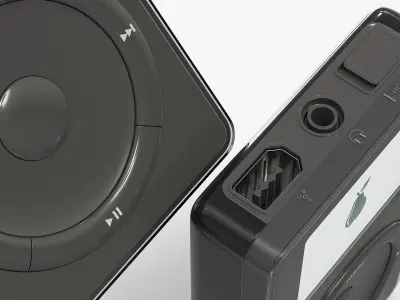 Classic MP3 Player Black 3D model