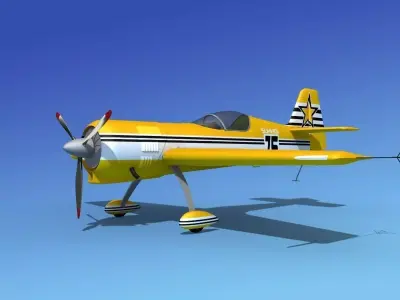Sukhoi SU-26 Aerobat V04 3D model