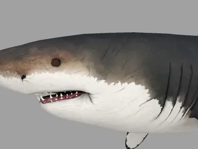 Animal - Shark Low-poly 3D model