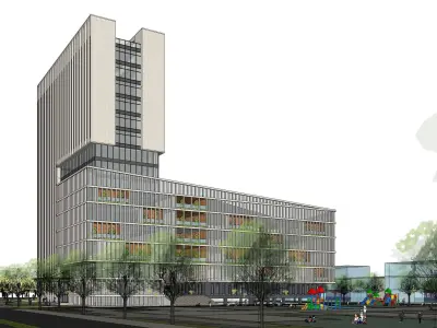 Sketchup Office building Q1 3D model