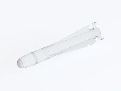 Missile 01 3D model by homeworlds