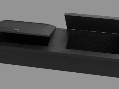 Basic Truck Toolbox Low-poly 3D model
