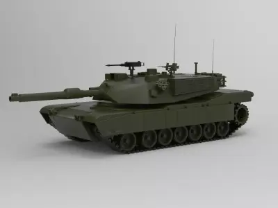 M1 Abrams 3D model get