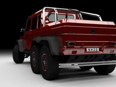 Brabus G63 6x6 2013 Free 3D model