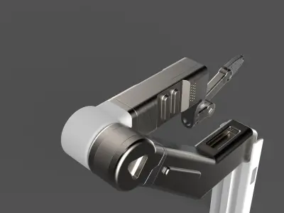 Robotic arm machine  3D model purchase