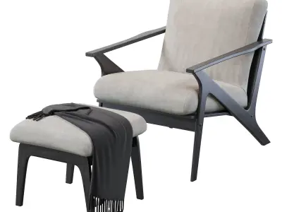Baxton Studio Bianca Mid-Century 3D model purchase