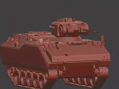 ACV-300 M242 Low-poly 3D model