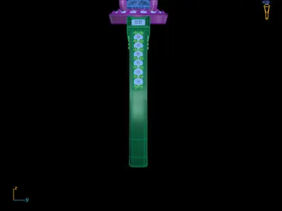  ring ladies 3D model