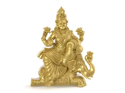Gaja Lakshmi Artwork-36 3D print model