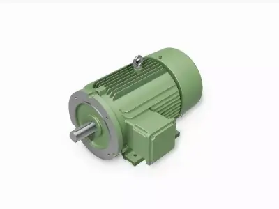 132M B34b Right IEC electric motor - 3D CAD model 3D model