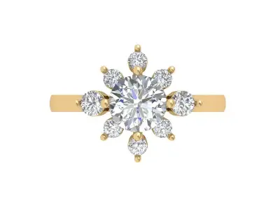 Engagement-ring 3D print model order
