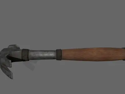 Hammer Low-poly 3D model 24
