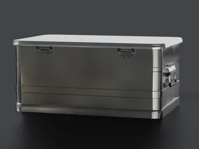 Aluminum Container 002 S 3D model