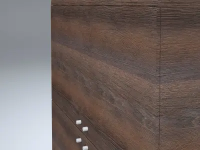 Modern Cabinet Low-poly 3D model purchase